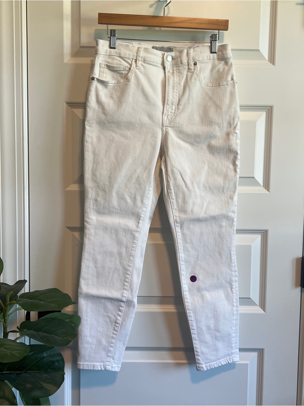 EVERLANE High Rise Skinny Ankle Size 30 Flaw - Picture 2 of 9